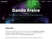 Tablet Screenshot of danilofreire.com